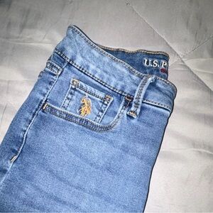 U.S. Polo Assn. Blue Denim Jeans with Logo Patch